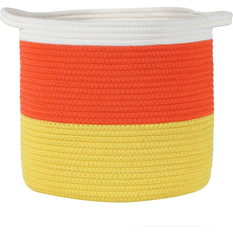 Panier en osier de maïs Highland Dunes, H 12 po x l 12 po x P 12 po