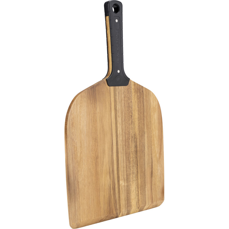 Blackstone 12'' Acacia Wood Pizza Peel with Plastic Handle
