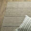 Tapis intérieur / extérieur en polypropylène tissé à la machine rayé brun clair / brun clair-1354637399