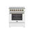 Forno Paolo 30" Freestanding Electric Range, 7,800-Watt Rangetop, 4.38 cu.ft. True Convection Oven-103156854