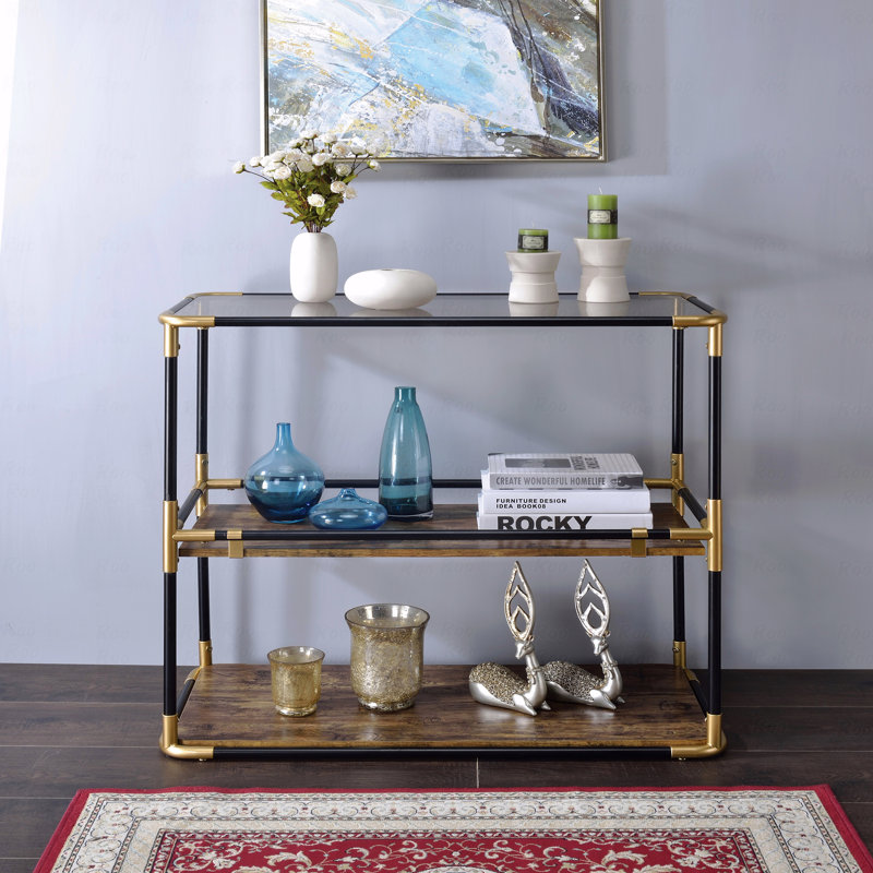 Console en verre