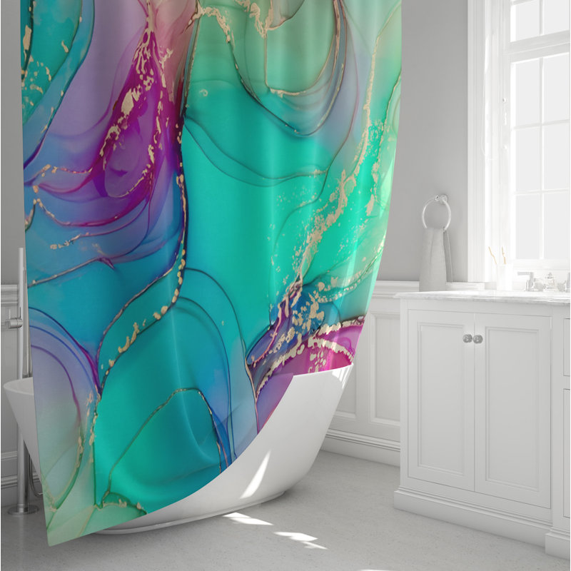 Rideau de douche Dornisha, H 83 po x l 70 po