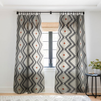Holli Zollinger Native Natural Plus 1pc Sheer Window Curtain Panel