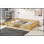 Lit plateforme au sol avec garde-corps et porte-805319143-811018461
