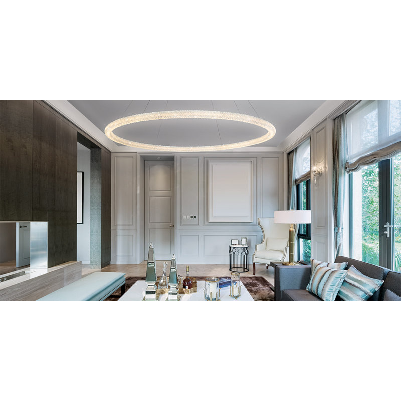 Sassi 1 light Chandelier in Chrome
