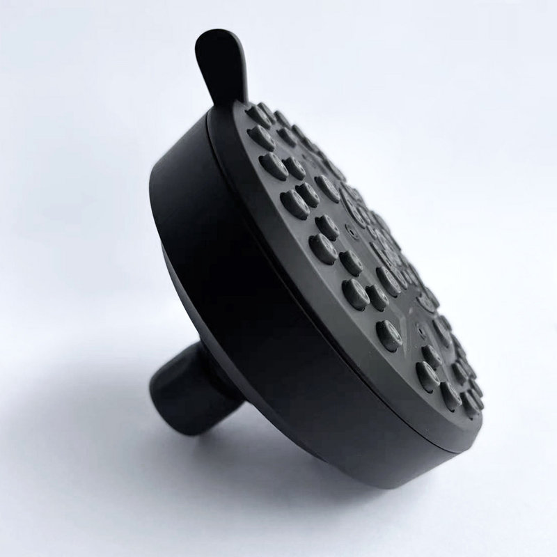 Pomme de douche à haute pression avec 10 modes de jet, pomme de douche à effet pluie fixe de 4,7 pouces avec rotule pivotante réglable, accessoires de salle de bain