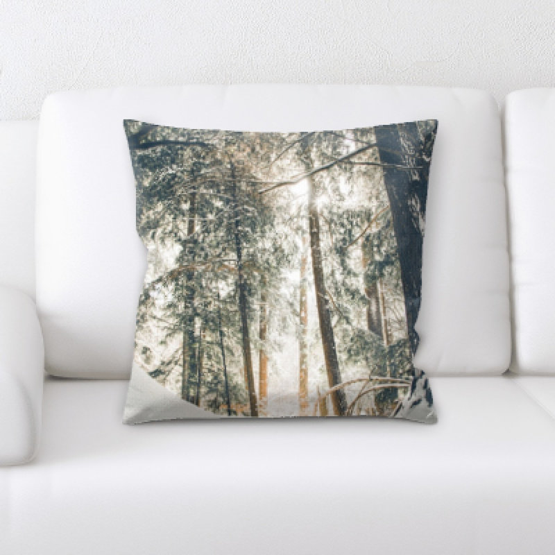 Illuminated Microsuede Reversible Throw Pillow