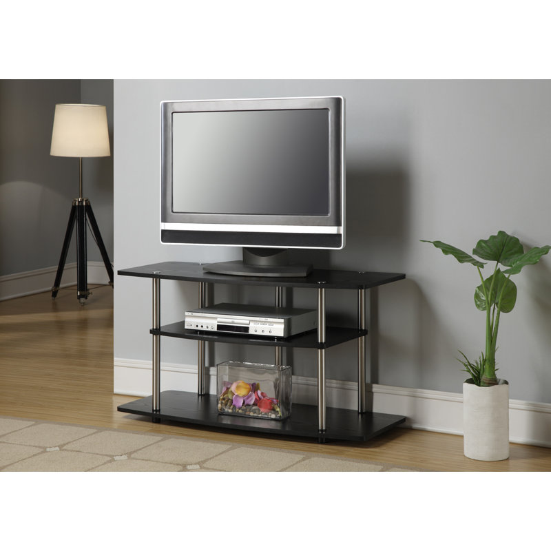 Edwin Unfinished TV Stand, Black