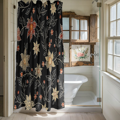 Rideau de douche Batik Garden - Premium