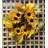 Faux Sunflower Polyester 20'' Wreath