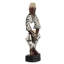 Novica Welcome Drum Wood Sculpture
