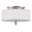 Plafonnier semi-encastré 14 po 3 lumières Stauffer-32959035