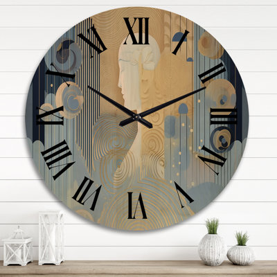 Marilynne Solid Wood Wall Clock
