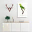 Parrot by F. Levaillant - Wrapped Canvas-55323370