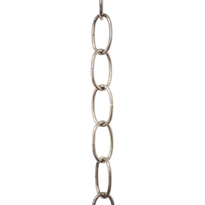 Chaîne de lustre décorative à maillons standard ou chaîne (10 pieds)