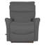 Fauteuil inclinable manuel berçant en cuir Rowan-108531541