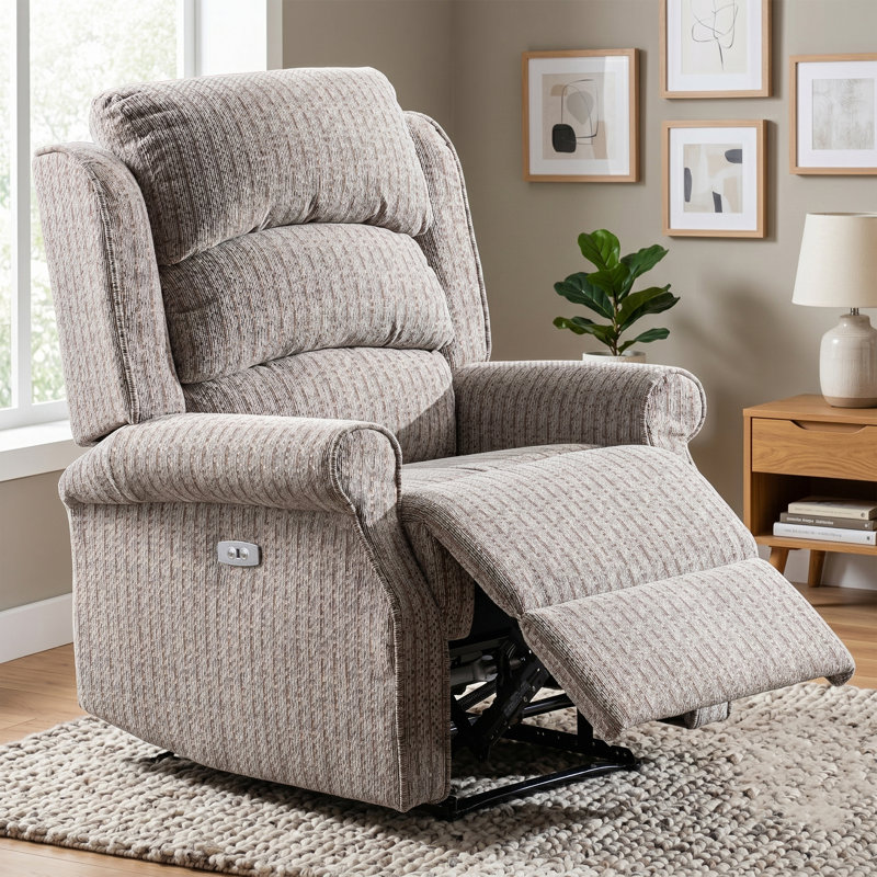Lainey 79cm Wide Standard Recliner, Natural
