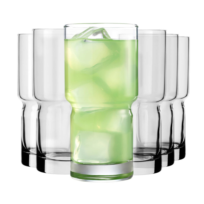 Verre gobelet empilable Libbey Newton, 16 onces, ensemble de 6
