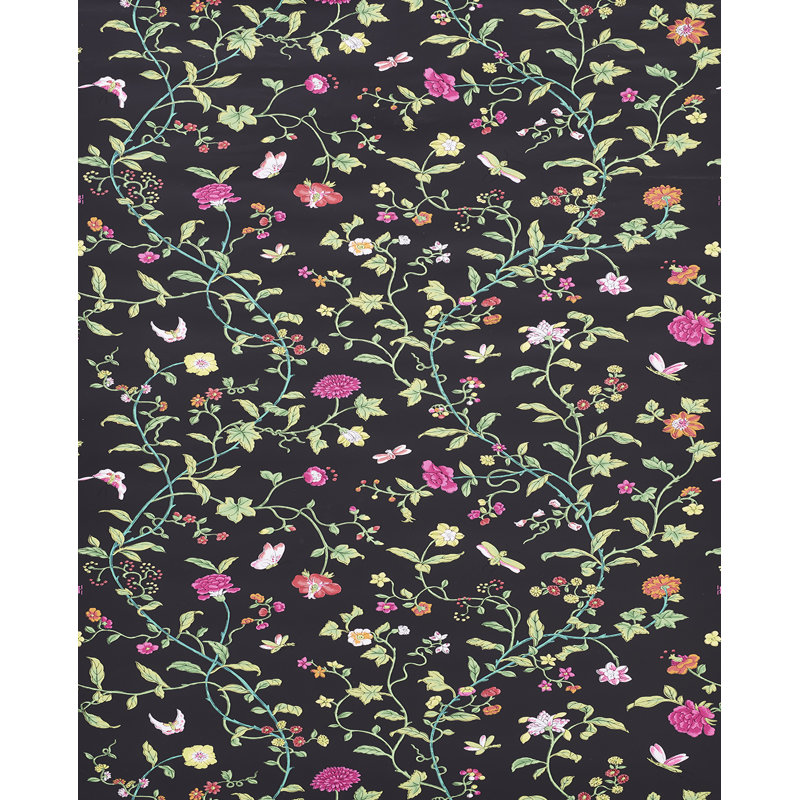 Papier peint Floraison, Multicolore jet