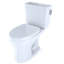 Drake® Two-Piece Elongated Dual Flush 1.0 and 0.8 GPF Dynamax Tornado Flush® Toilet with CEFIONTECT® and Right-Hand Trip Lever with Toilet Seat
