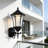 Solar Wall Light Outdoor Classic Black(set Of 2)-1118080273