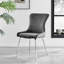 Illman Luxury Velvet Upholstered Dining Chair - Elegant Modern Deco Style-392296229-392296224