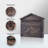 Mailbox Wall Mount, Locking Mailbox for Outside, Rust-Proof Hanging Secured Postbox, Security Key Drop Box, (Retro bird)