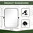 Orton Metal Wall Mirror with Adjustable Tilted Frame-2071946148-2071948379