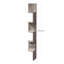 Carol 127.5cm H x 20cm W Corner Bookcase-57845925