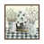 Toile avec cadre en bois brun classique n'est pas disponible