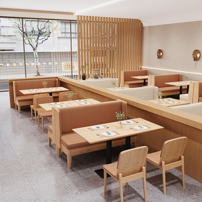 Banc rembourré en similicuir, Café