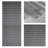 Ottoline Black 10-Panel Double Rail White Panel Track Extendable 120"-218"W x94"H, Panel width 23.5"