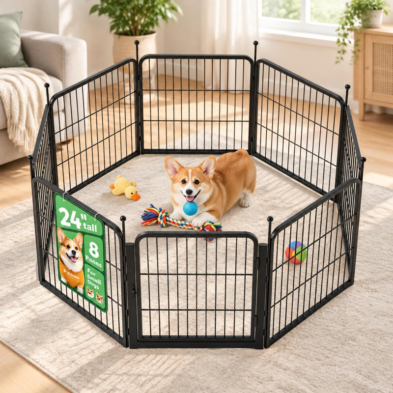 Parc pour animaux 8 panneaux