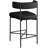 Hisayo Upholstered Counter Stool with Metal Frame-88514415