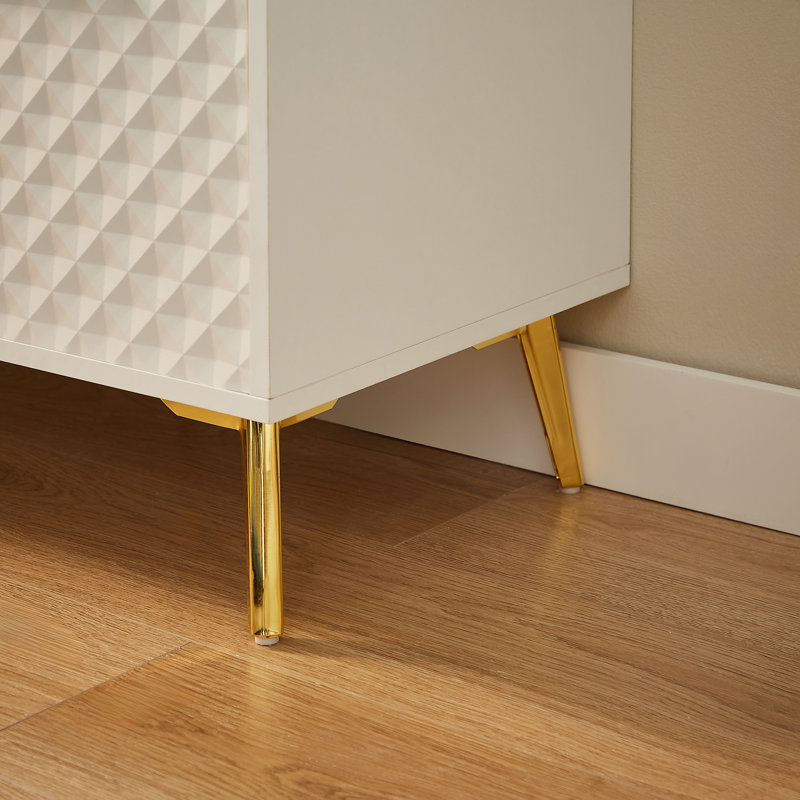 Commode de luxe Deluxe, Blanc