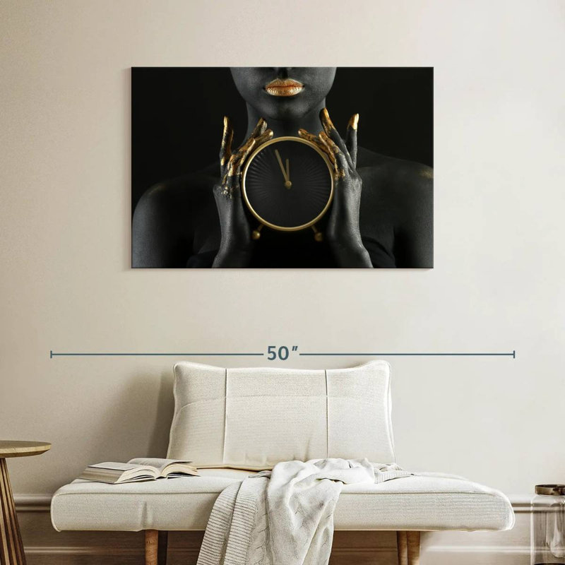 Kerner Time Is Gold, 26" H x 39" W