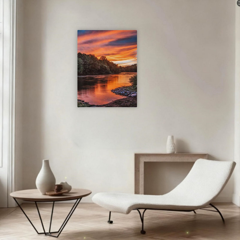 Pastel Landsca Unframed Canvas Wall Art  24" X 36"