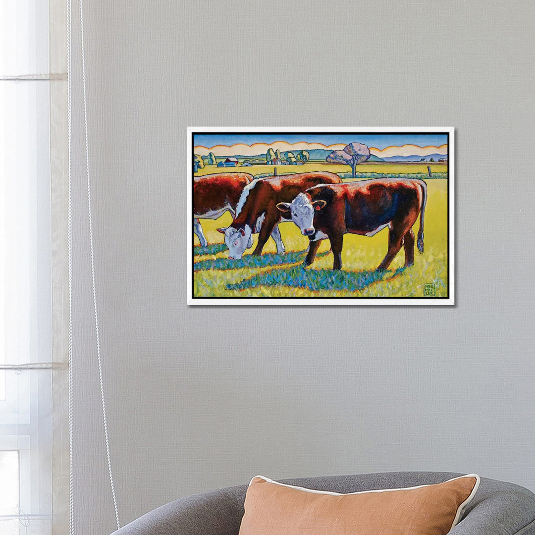 Prairie Lunch von Stacey Neumiller - Galerie-verpackte Leinwand Giclée auf Leinwand