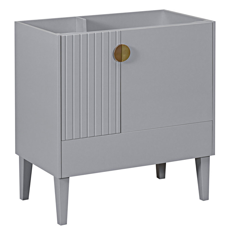30" Bathroom Vanity Base With Doors And Drawer