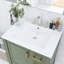 Meuble-lavabo simple 24 po avec lavabo en céramique Modern-507886186