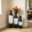Ensemble de 3 vases décoratifs en métal