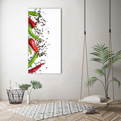 Chilli Peppers - Wrapped Canvas Print