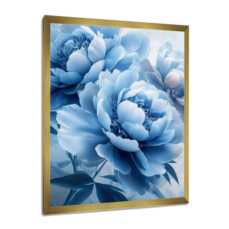 Kenya - reproduction d'art sur toile florale, H 20 po x l 12 po, Reproduction encadrée d'une seule photo, Doré