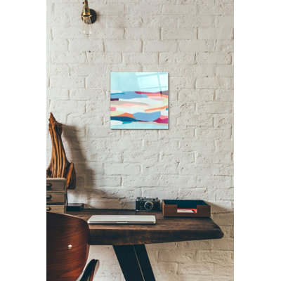 'Stratascape I' by June Erica Acrylic Glass Wall Art