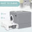 PP Enclosed Cat Litter Box with Scoop-96130708