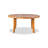 Dani Solid Wood Round Patio Table with Built-In Lazy Susan-1341570959
