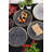 Elegant Dessert Plate Set (6 Pieces), Transparent Glass, 7.9 Inches | 100% Glass Construction, Dishwasher & Microwave Not Safe | Perfect for Cakes, Pastries & Appetizers, Stylish Addition to Any Table