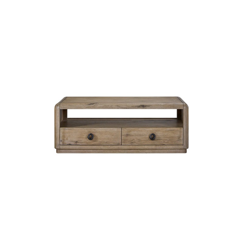 Oak Drawer Cocktail Table