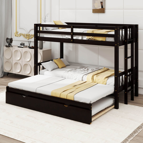 Harriet Bee Twin Over Pull-Out Bunk Bed With Trundle - Wayfair Canada