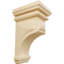 Support en bois / corbeau H 8 po x l 4 po x P 4,75 po-91261886